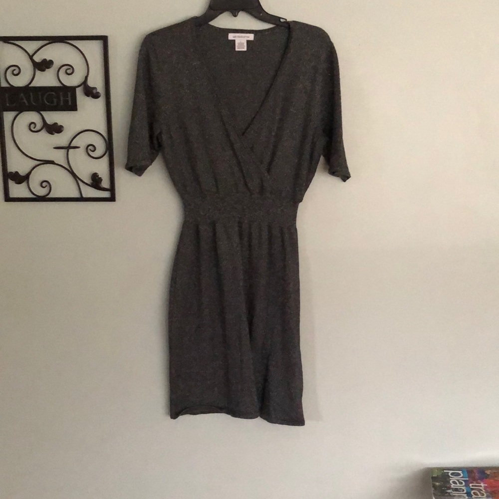 Glittered gray Maxi Dress